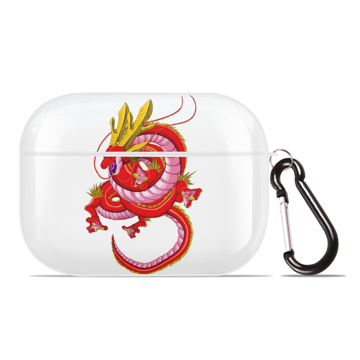 （画像用） ドラゴンボール 神龍 シェンロン DRAGON BALL Shenron 【AirPods Pro用】ハードシェル保護ケース 耐衝撃・防指紋・カラビナ付き商品仕様