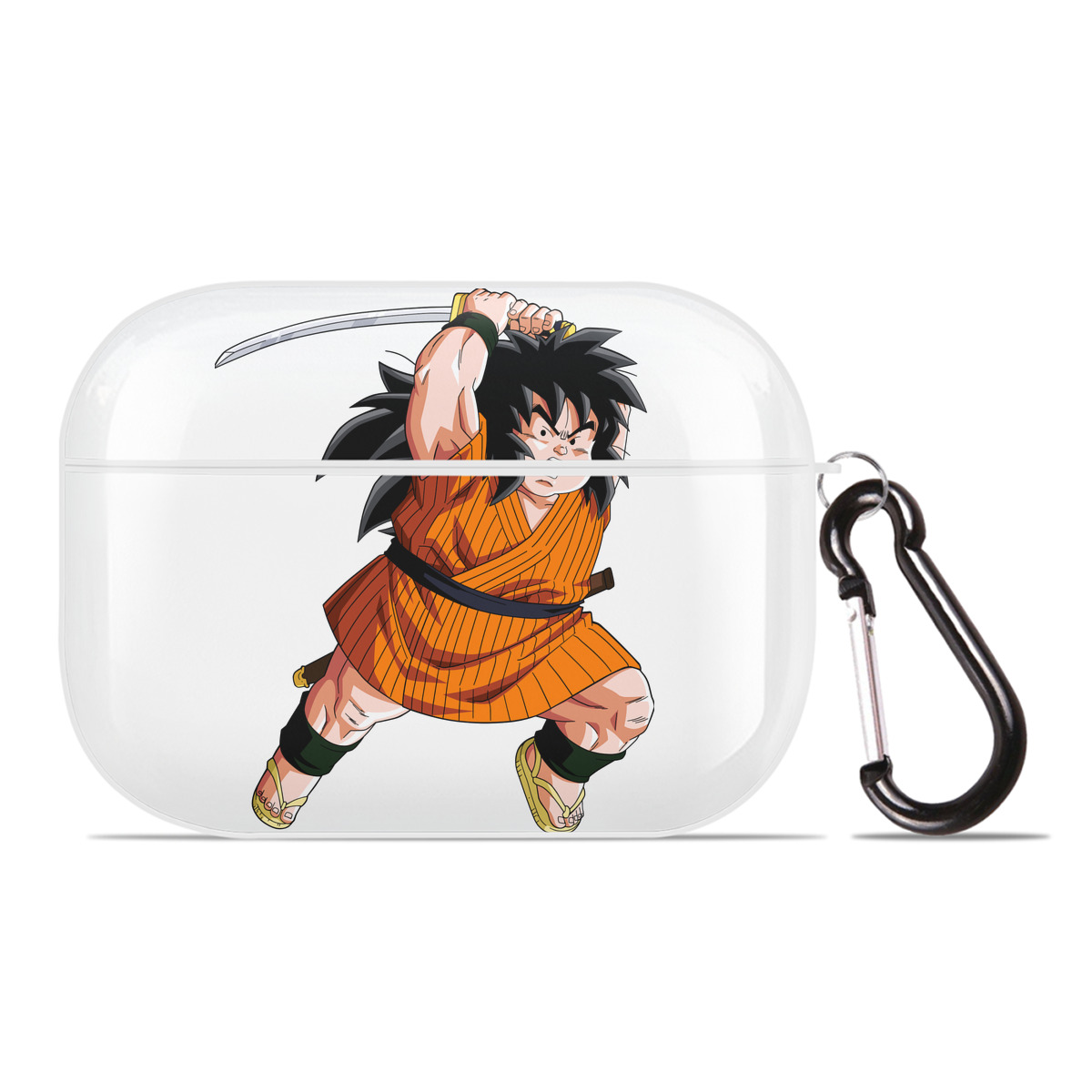 （画像用） ドラゴンボール やじろべえ DRAGON BALL Yajirobe 【AirPods Pro用】ハードシェル保護ケース 耐衝撃・防指紋・カラビナ付き商品仕様