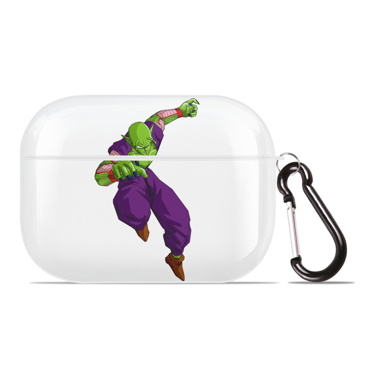 （画像用） ドラゴンボール ピッコロ DRAGON BALL Piccolo 【AirPods Pro用】ハードシェル保護ケース 耐衝撃・防指紋・カラビナ付き商品仕様