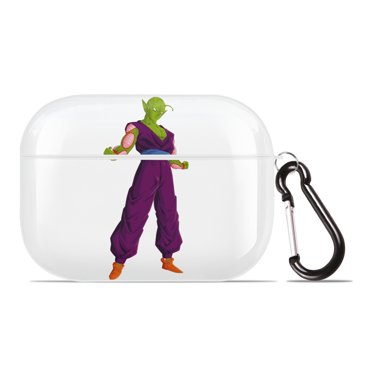 （画像用） ドラゴンボール ピッコロ DRAGON BALL Piccolo 【AirPods Pro用】ハードシェル保護ケース 耐衝撃・防指紋・カラビナ付き商品仕様