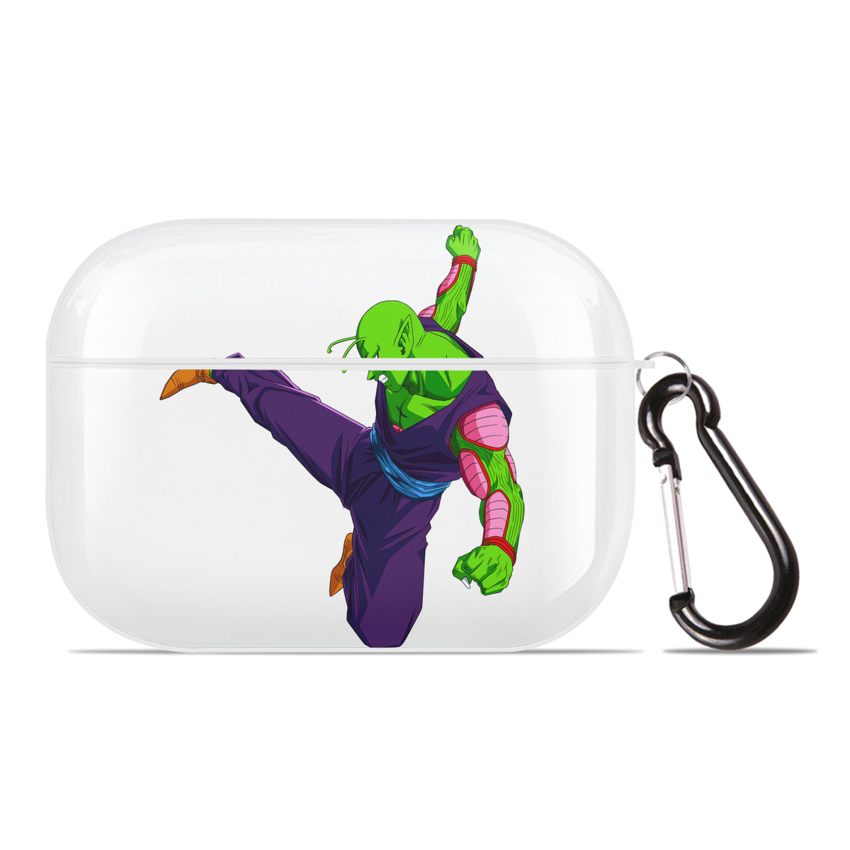 （画像用） ドラゴンボール ピッコロ DRAGON BALL Piccolo 【AirPods Pro用】ハードシェル保護ケース 耐衝撃・防指紋・カラビナ付き商品仕様