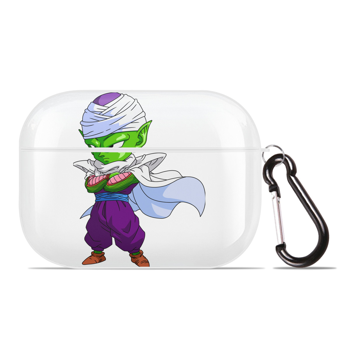 （画像用） ドラゴンボール ピッコロ DRAGON BALL Piccolo 【AirPods Pro用】ハードシェル保護ケース 耐衝撃・防指紋・カラビナ付き商品仕様