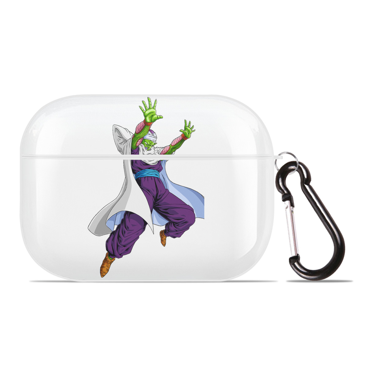（画像用） ドラゴンボール ピッコロ DRAGON BALL Piccolo 【AirPods Pro用】ハードシェル保護ケース 耐衝撃・防指紋・カラビナ付き商品仕様