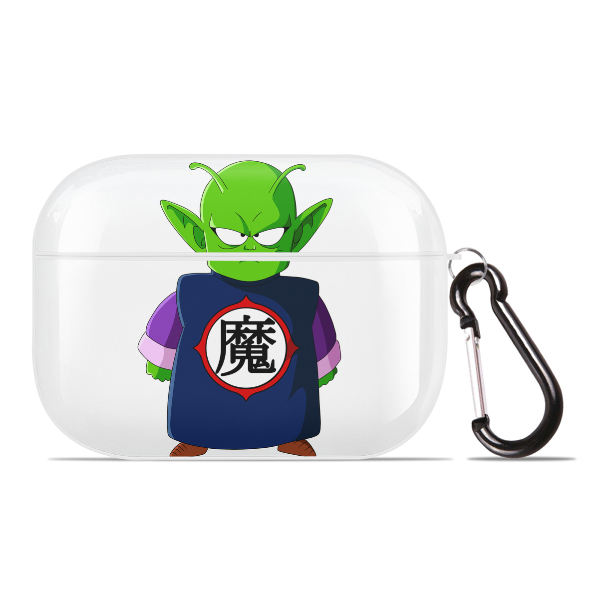 （画像用） ドラゴンボール ピッコロ DRAGON BALL Piccolo 【AirPods Pro用】ハードシェル保護ケース 耐衝撃・防指紋・カラビナ付き商品仕様