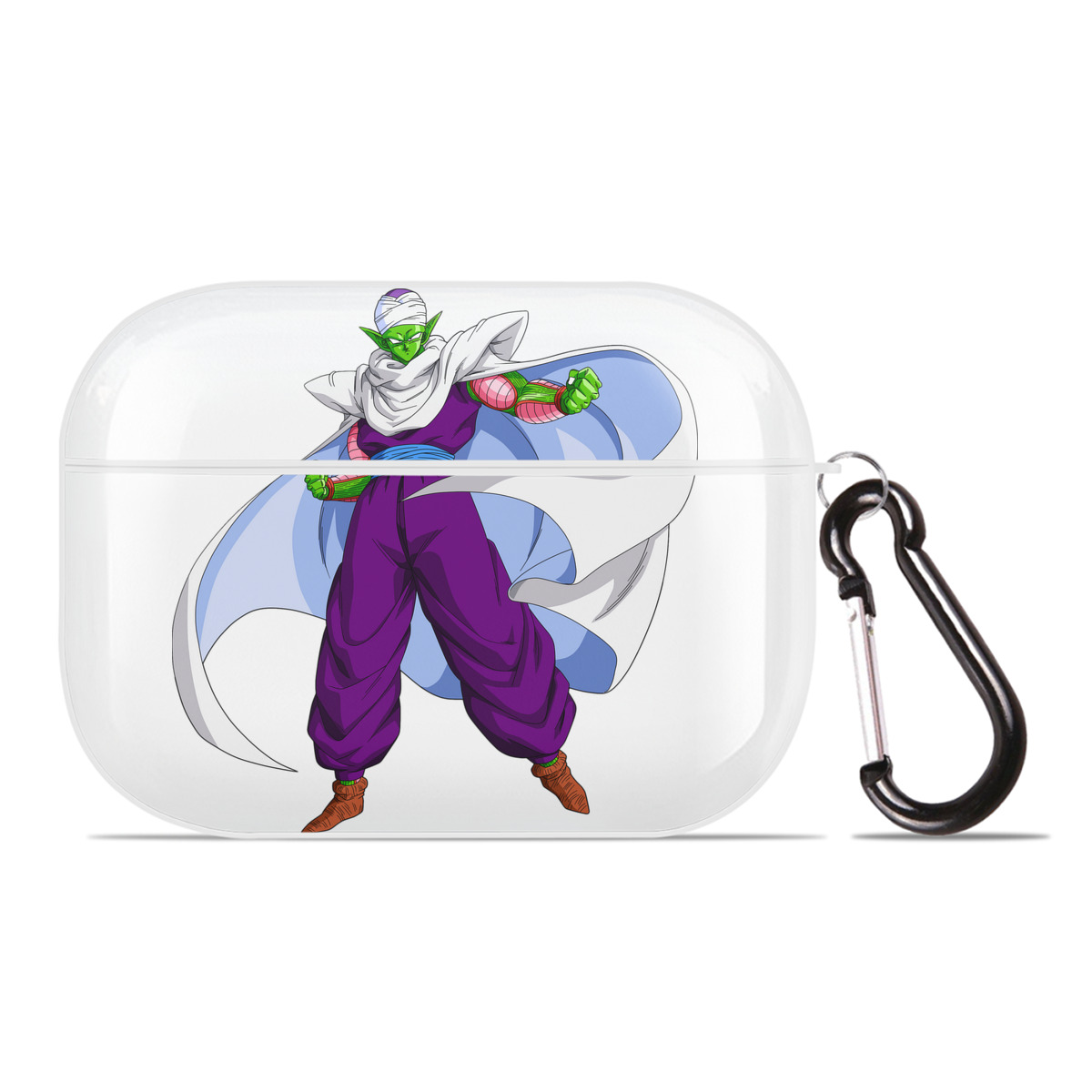 （画像用） ドラゴンボール ピッコロ DRAGON BALL Piccolo 【AirPods Pro用】ハードシェル保護ケース 耐衝撃・防指紋・カラビナ付き商品仕様