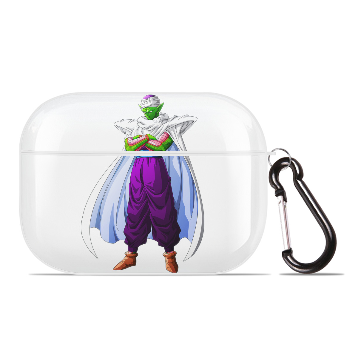 （画像用） ドラゴンボール ピッコロ DRAGON BALL Piccolo 【AirPods Pro用】ハードシェル保護ケース 耐衝撃・防指紋・カラビナ付き商品仕様
