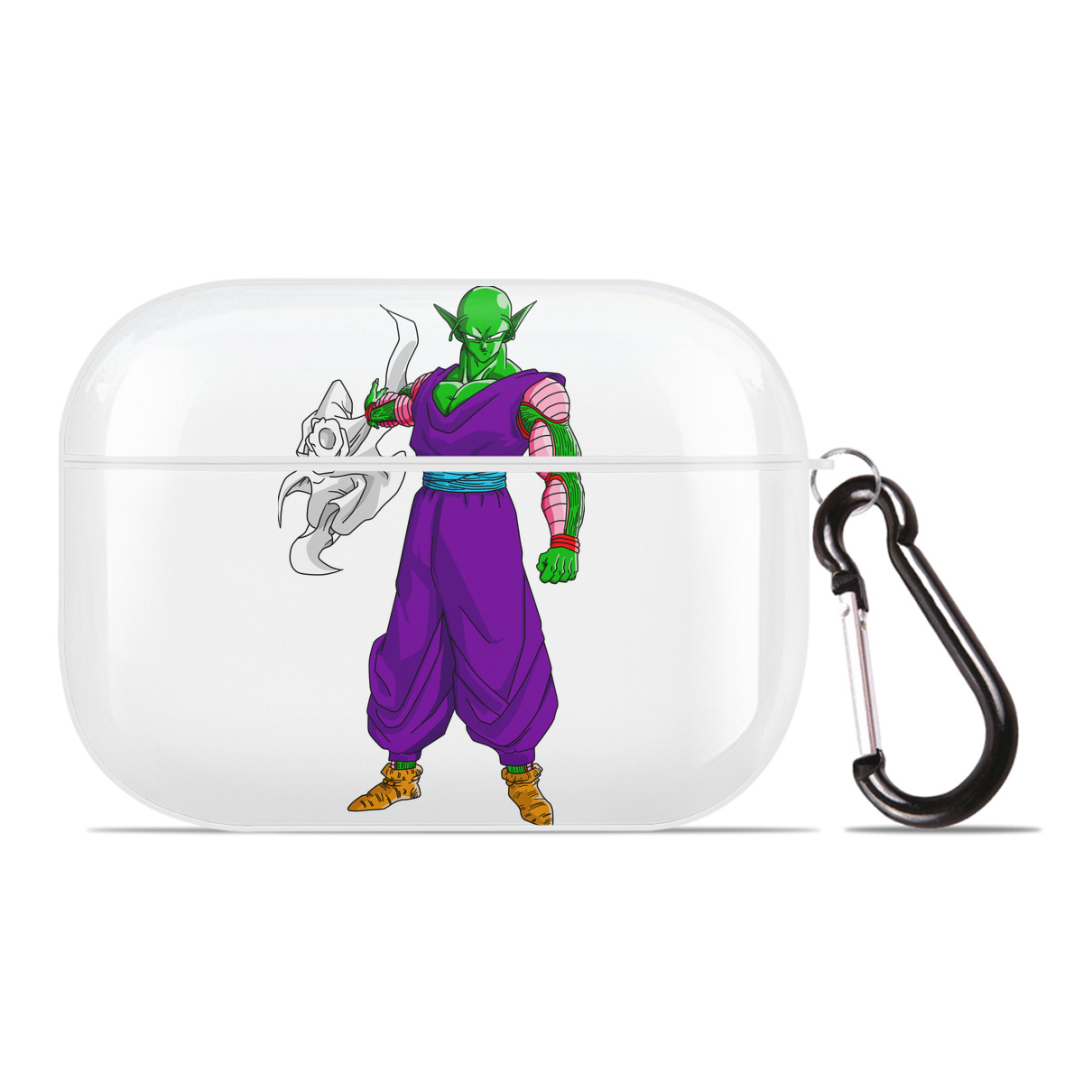 （画像用） ドラゴンボール ピッコロ DRAGON BALL Piccolo 【AirPods Pro用】ハードシェル保護ケース 耐衝撃・防指紋・カラビナ付き商品仕様