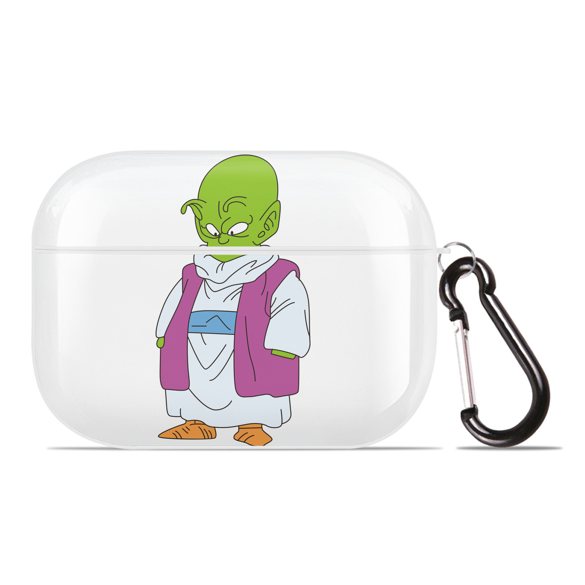 （画像用） ドラゴンボール ピッコロ DRAGON BALL Piccolo 【AirPods Pro用】ハードシェル保護ケース 耐衝撃・防指紋・カラビナ付き商品仕様