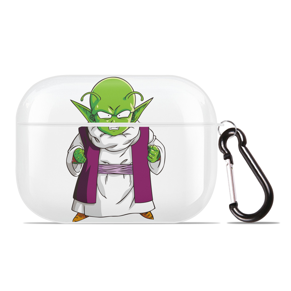 （画像用） ドラゴンボール ピッコロ DRAGON BALL Piccolo 【AirPods Pro用】ハードシェル保護ケース 耐衝撃・防指紋・カラビナ付き商品仕様