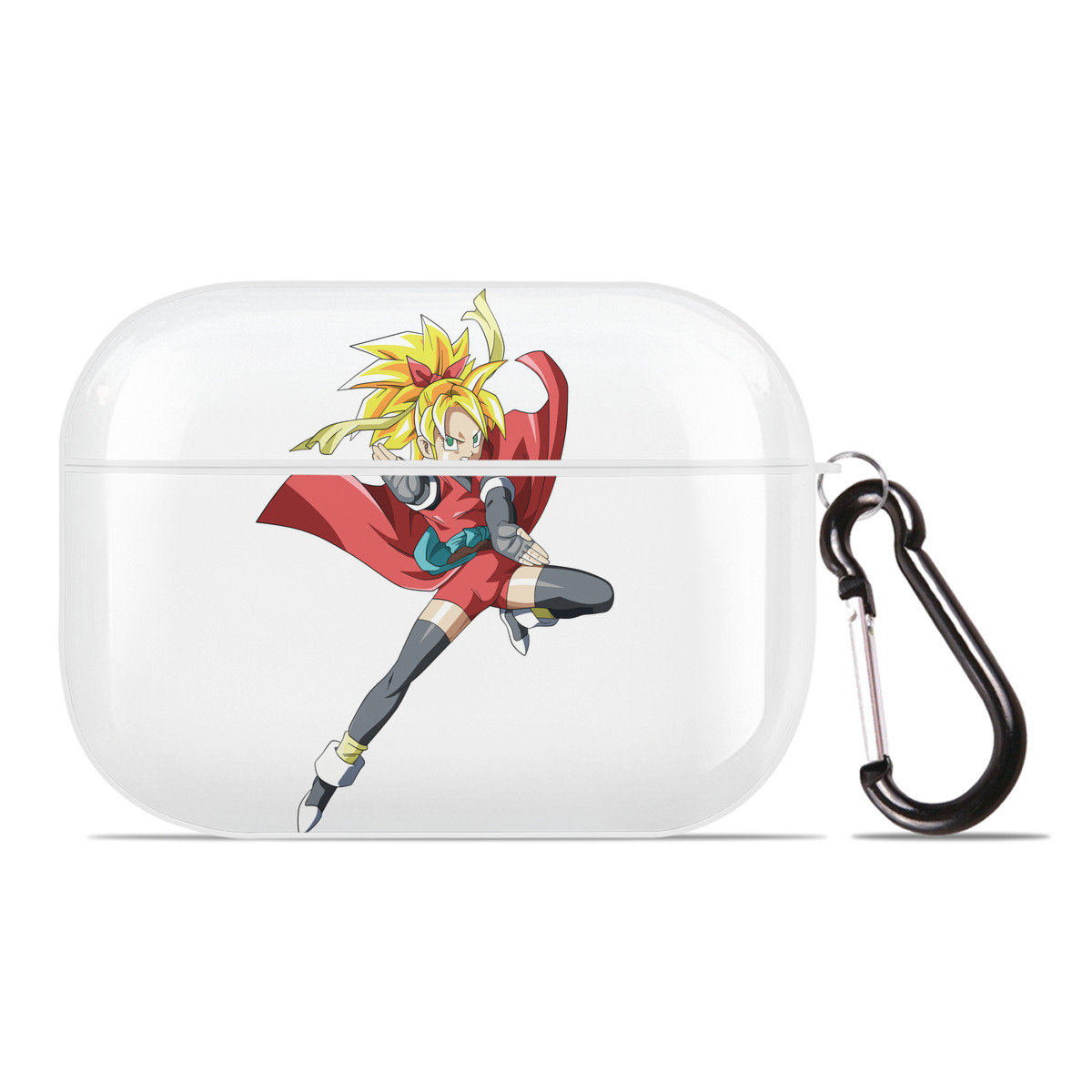 （画像用） ドラゴンボール カリフラ DRAGON BALL Caulifla 【AirPods Pro用】ハードシェル保護ケース 耐衝撃・防指紋・カラビナ付き商品仕様