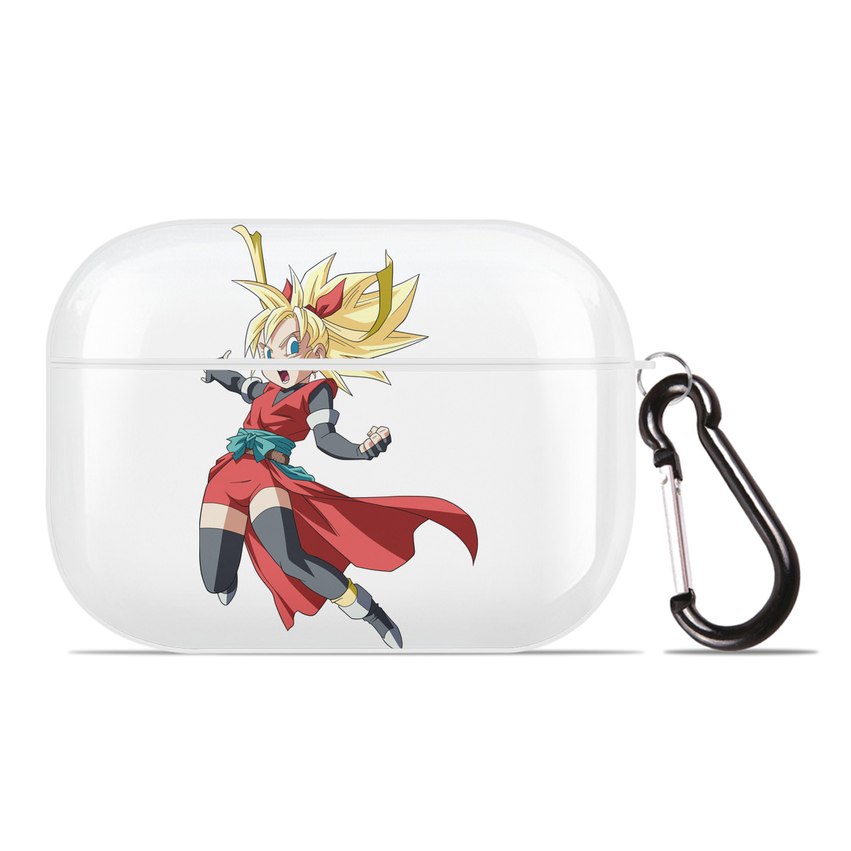 （画像用） ドラゴンボール カリフラ DRAGON BALL Caulifla 【AirPods Pro用】ハードシェル保護ケース 耐衝撃・防指紋・カラビナ付き商品仕様