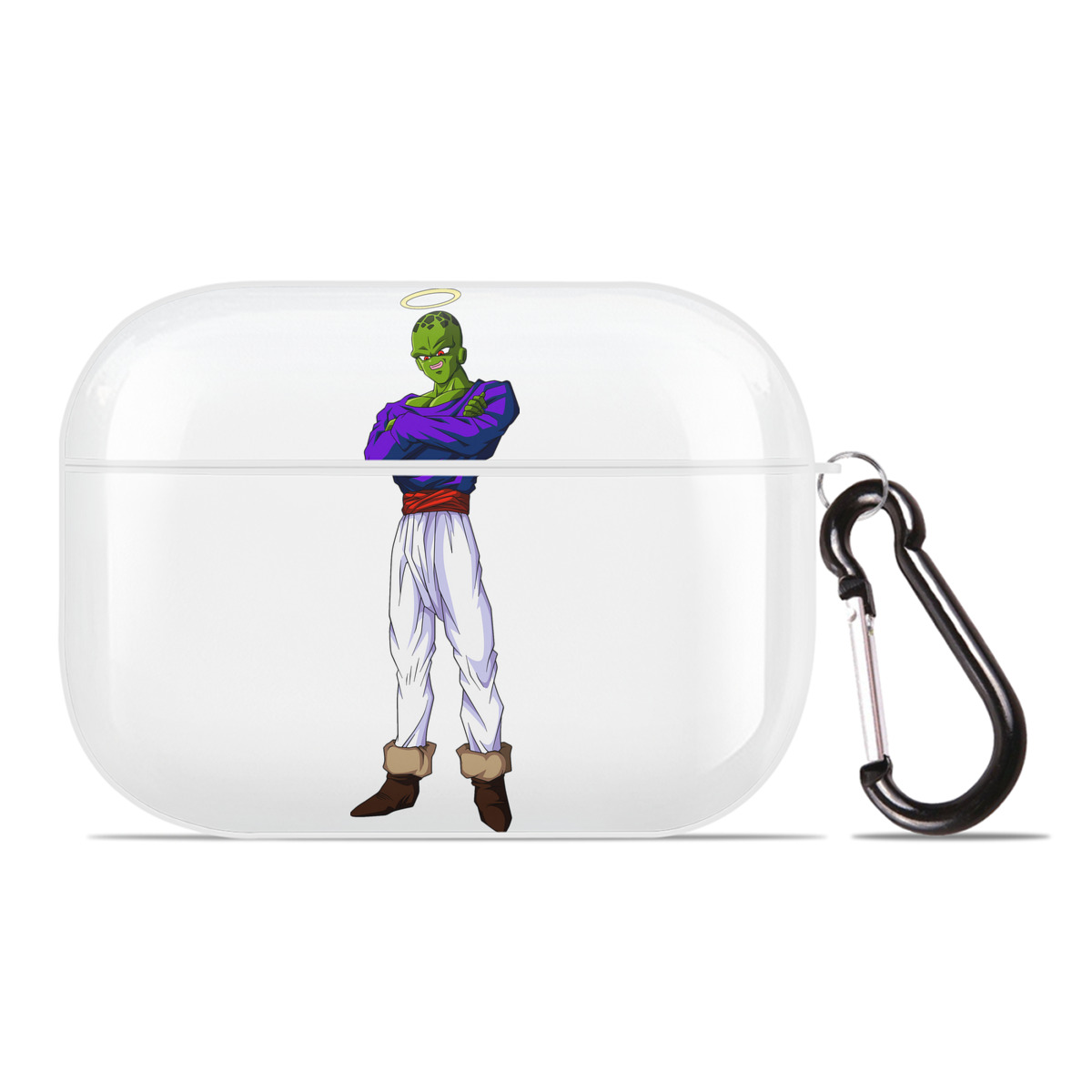 （画像用） ドラゴンボール パイクーハン DRAGON BALL Pikkon 【AirPods Pro用】ハードシェル保護ケース 耐衝撃・防指紋・カラビナ付き商品仕様