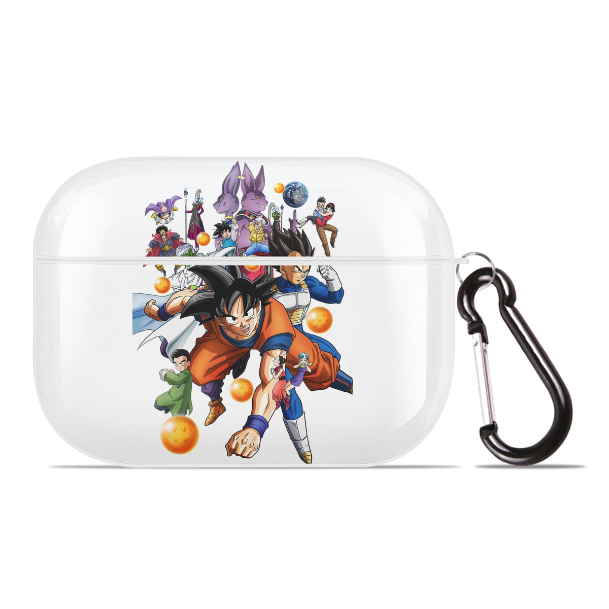 （画像用） ドラゴンボール DRAGON BALL 【AirPods Pro用】ハードシェル保護ケース 耐衝撃・防指紋・カラビナ付き商品仕様