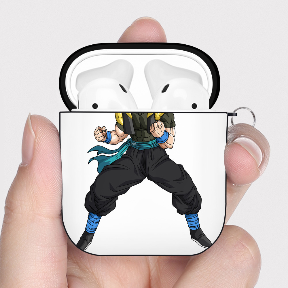 （画像用） ドラゴンボール ベジータ四世（Bejīta Yonsei）DRAGON BALL Vegeta IV AirPods 第2世代保護ケース ハードシェル ブラック 耐衝撃・防指紋・カラビナ付き