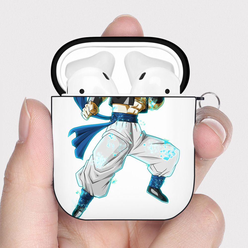 （画像用） ドラゴンボール ベジータ四世（Bejīta Yonsei）DRAGON BALL Vegeta IV AirPods 第2世代保護ケース ハードシェル ブラック 耐衝撃・防指紋・カラビナ付き
