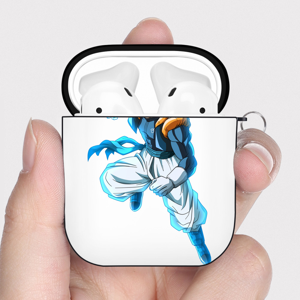 （画像用） ドラゴンボール ベジータ四世（Bejīta Yonsei）DRAGON BALL Vegeta IV AirPods 第2世代保護ケース ハードシェル ブラック 耐衝撃・防指紋・カラビナ付き
