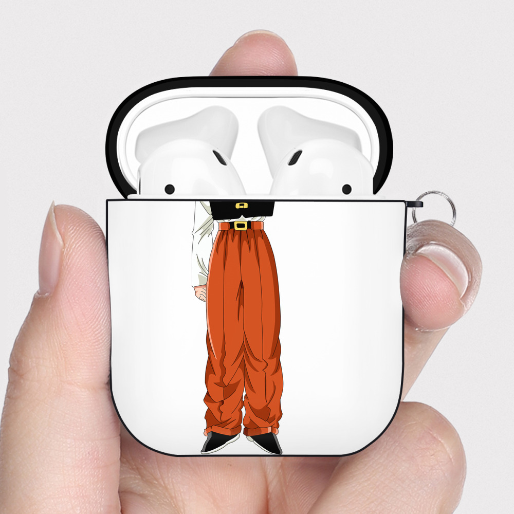 （画像用） ドラゴンボール 孫 悟飯（そんごはん）DRAGON BALL Son Gohan AirPods 第2世代保護ケース ハードシェル ブラック 耐衝撃・防指紋・カラビナ付き