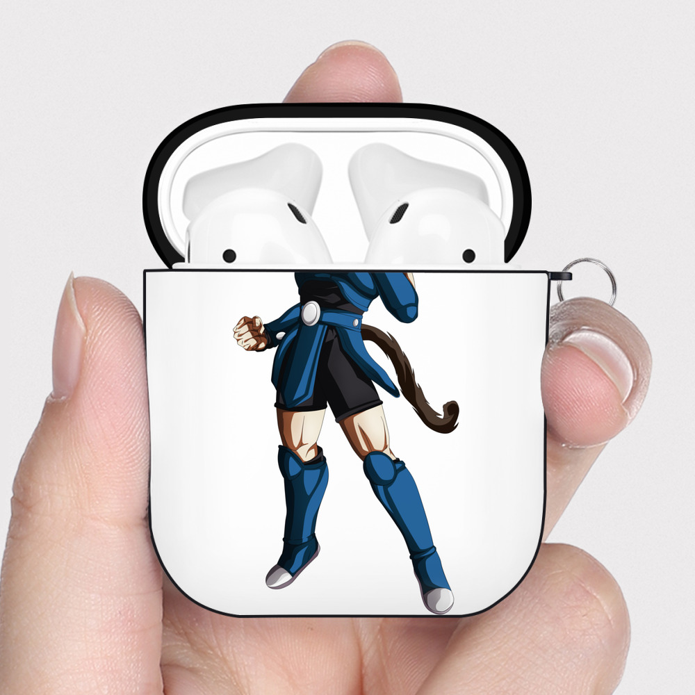 （画像用） ドラゴンボール 孫 悟飯（そんごはん）DRAGON BALL Son Gohan AirPods 第2世代保護ケース ハードシェル ブラック 耐衝撃・防指紋・カラビナ付き