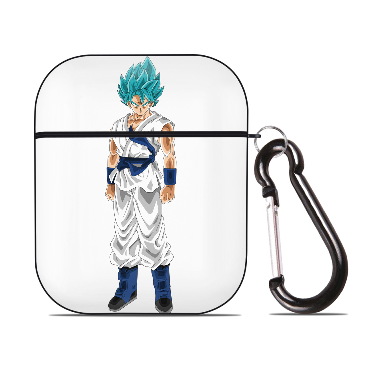 （画像用） ドラゴンボール 孫 悟飯（そんごはん）DRAGON BALL Son Gohan AirPods 第2世代保護ケース ハードシェル ブラック 耐衝撃・防指紋・カラビナ付き