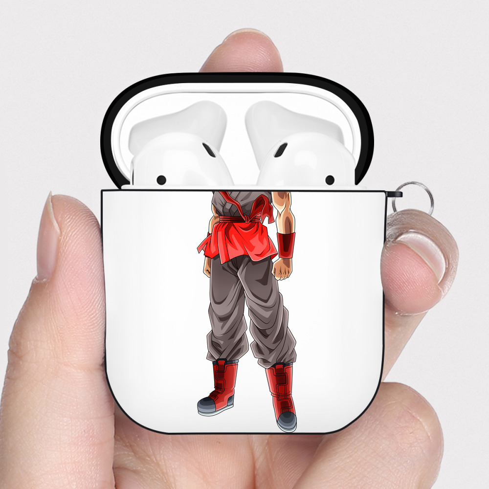 （画像用） ドラゴンボール 孫 悟飯（そんごはん）DRAGON BALL Son Gohan AirPods 第2世代保護ケース ハードシェル ブラック 耐衝撃・防指紋・カラビナ付き