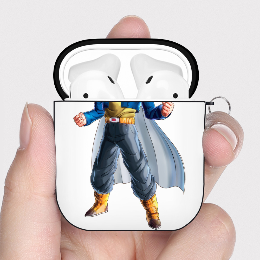 （画像用） ドラゴンボール 孫 悟飯（そんごはん）DRAGON BALL Son Gohan AirPods 第2世代保護ケース ハードシェル ブラック 耐衝撃・防指紋・カラビナ付き
