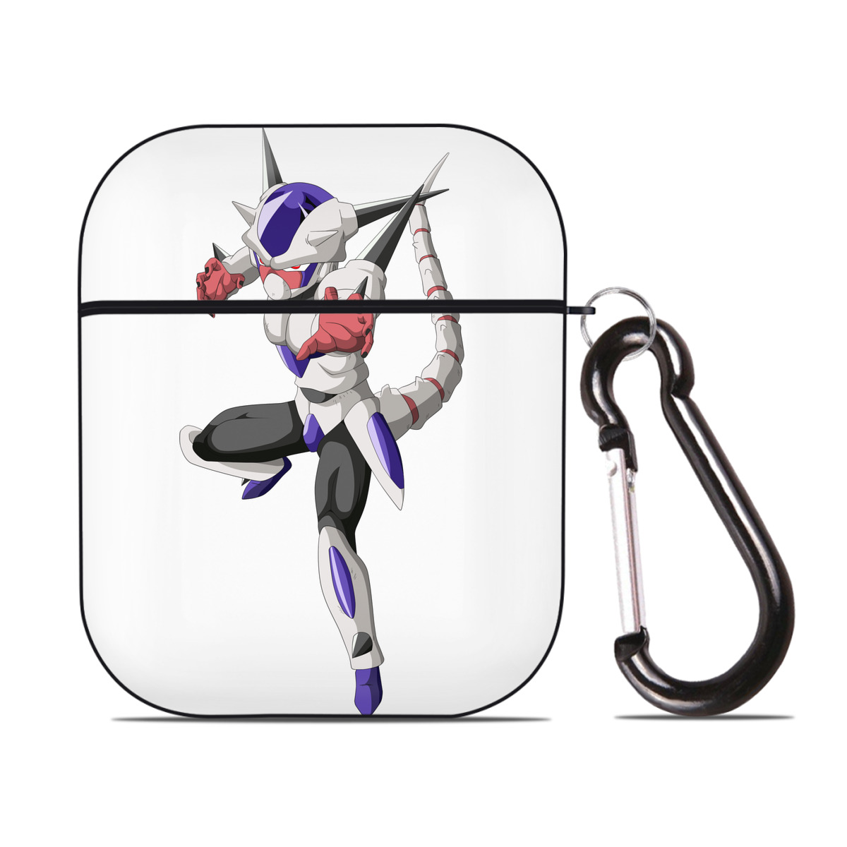 （画像用） ドラゴンボール クリーサ DRAGON BALL Kulisa AirPods 第2世代保護ケース ハードシェル ブラック 耐衝撃・防指紋・カラビナ付き