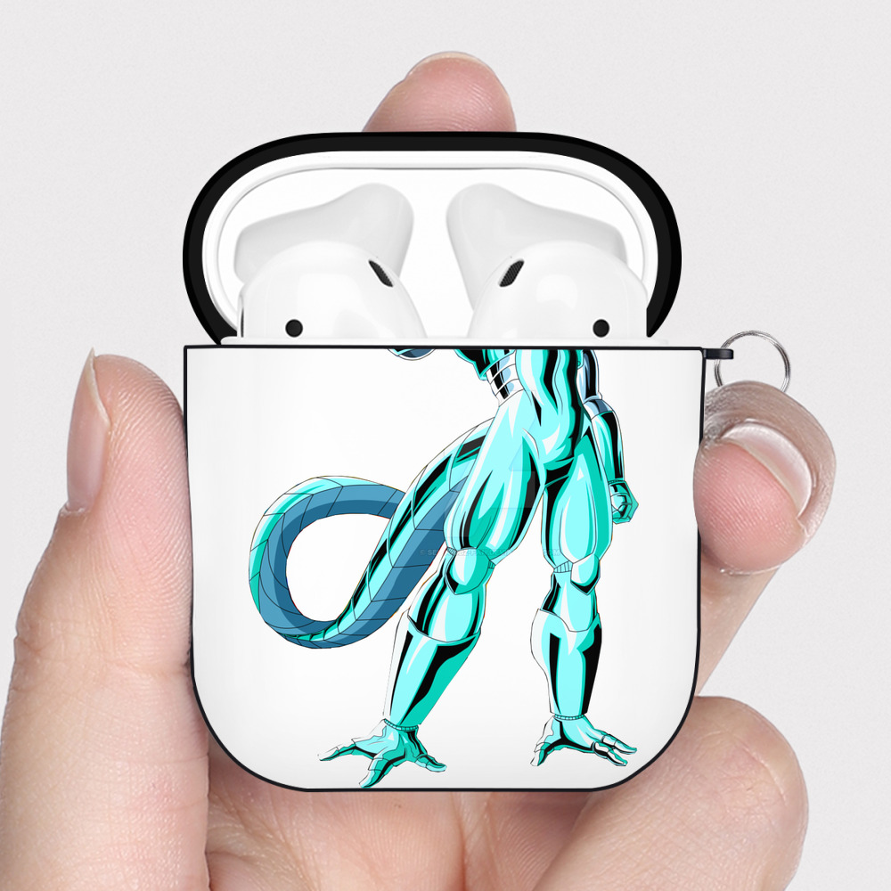 （画像用） ドラゴンボール クウラ DRAGON BALL Cooler Coora AirPods 第2世代保護ケース ハードシェル ブラック 耐衝撃・防指紋・カラビナ付き