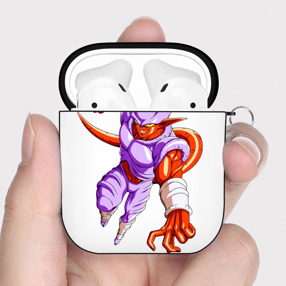 （画像用） ドラゴンボール ジャネンバ DRAGON BALL Janemba AirPods 第2世代保護ケース ハードシェル ブラック 耐衝撃・防指紋・カラビナ付き