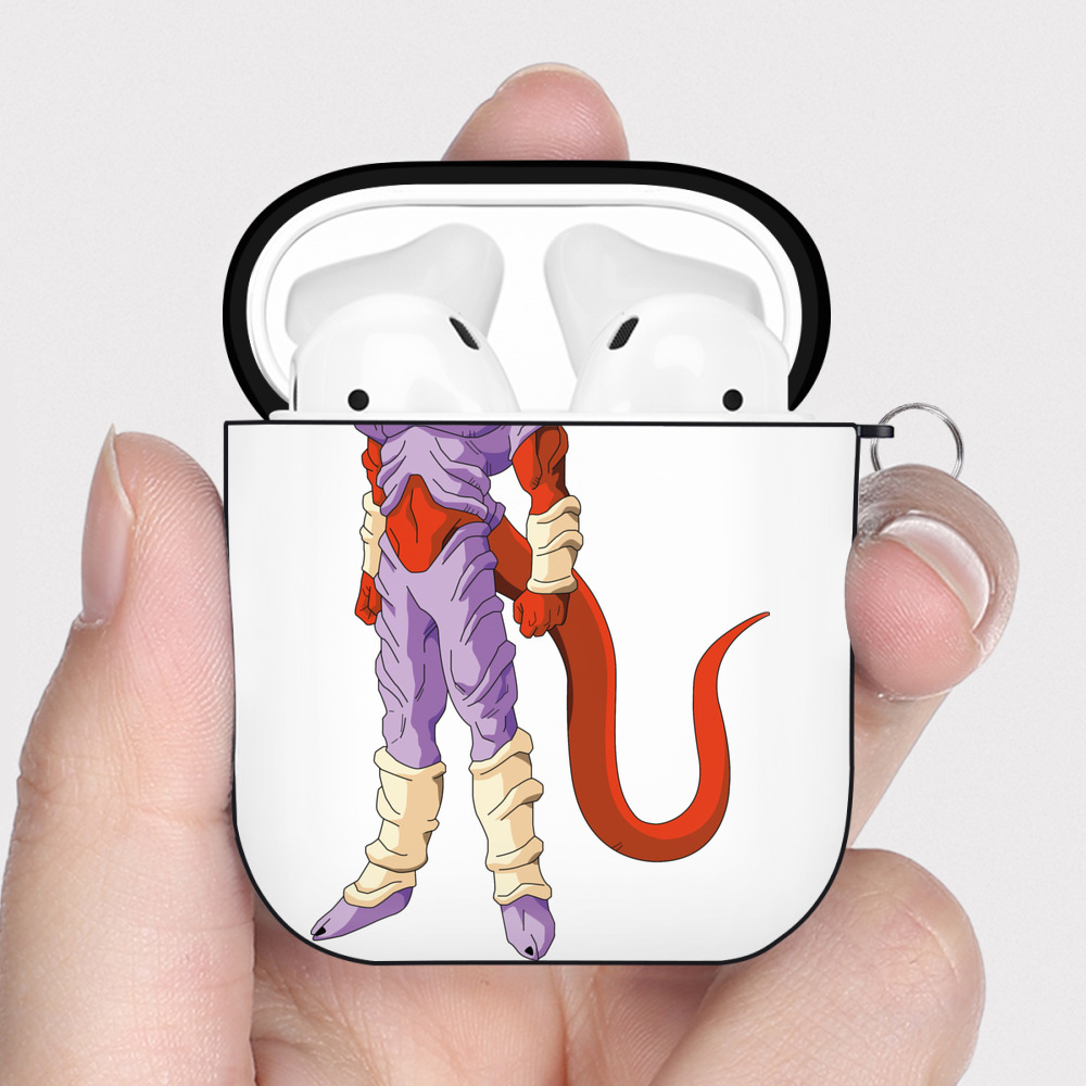 （画像用） ドラゴンボール ジャネンバ DRAGON BALL Janemba AirPods 第2世代保護ケース ハードシェル ブラック 耐衝撃・防指紋・カラビナ付き