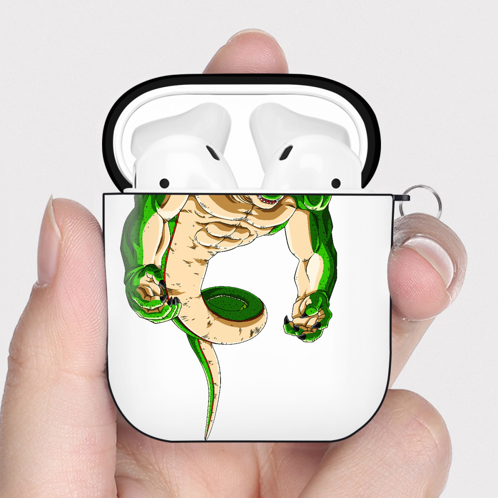 （画像用） ドラゴンボール 神龍 シェンロン DRAGON BALL Shenron AirPods 第2世代保護ケース ハードシェル ブラック 耐衝撃・防指紋・カラビナ付き