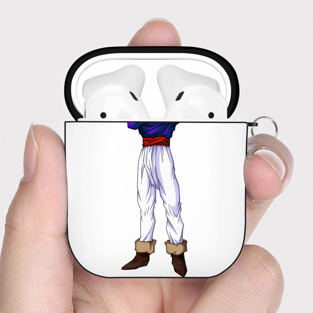 （画像用） ドラゴンボール パイクーハン DRAGON BALL Pikkon AirPods 第2世代保護ケース ハードシェル ブラック 耐衝撃・防指紋・カラビナ付き
