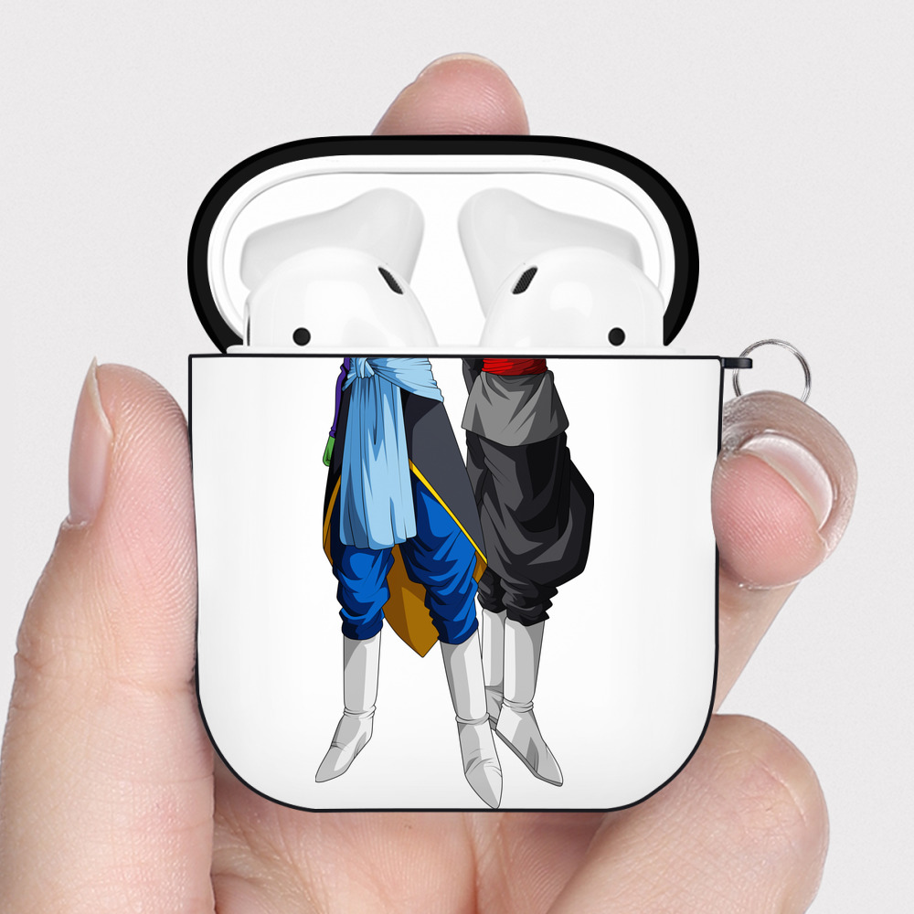 （画像用） ドラゴンボール DRAGON BALL AirPods 第2世代保護ケース ハードシェル ブラック 耐衝撃・防指紋・カラビナ付き