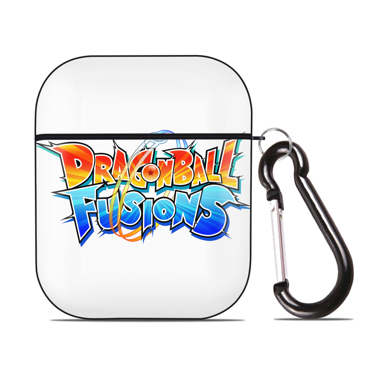 （画像用） ドラゴンボール DRAGON BALL AirPods 第2世代保護ケース ハードシェル ブラック 耐衝撃・防指紋・カラビナ付き