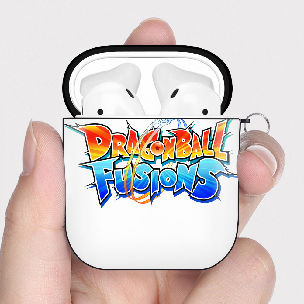 （画像用） ドラゴンボール DRAGON BALL AirPods 第2世代保護ケース ハードシェル ブラック 耐衝撃・防指紋・カラビナ付き