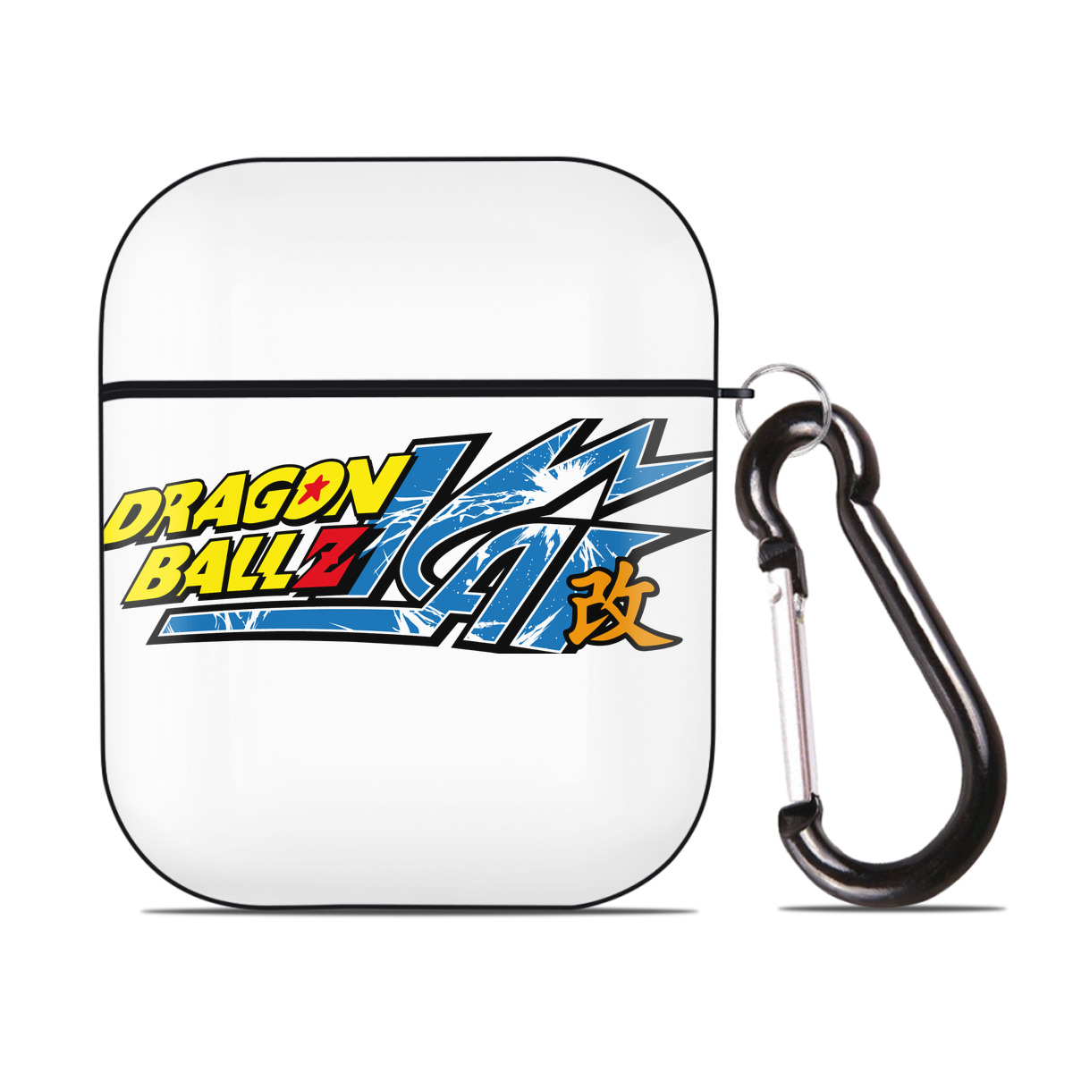 （画像用） ドラゴンボール DRAGON BALL AirPods 第2世代保護ケース ハードシェル ブラック 耐衝撃・防指紋・カラビナ付き