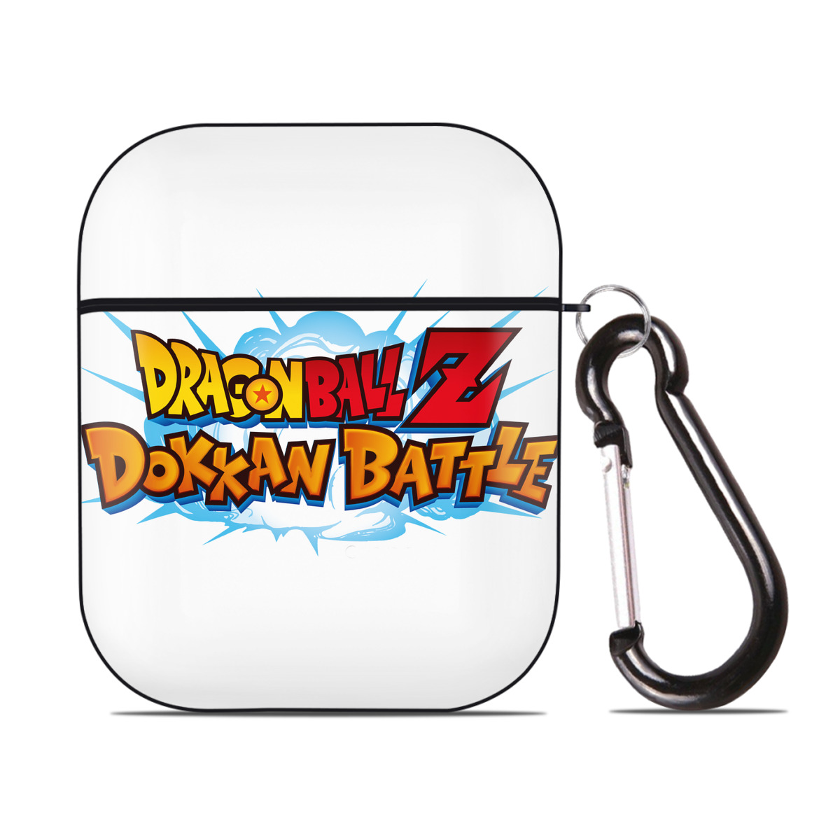 （画像用） ドラゴンボール DRAGON BALL AirPods 第2世代保護ケース ハードシェル ブラック 耐衝撃・防指紋・カラビナ付き
