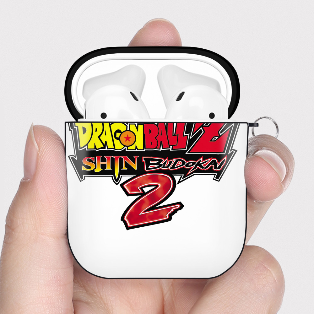 （画像用） ドラゴンボール DRAGON BALL AirPods 第2世代保護ケース ハードシェル ブラック 耐衝撃・防指紋・カラビナ付き
