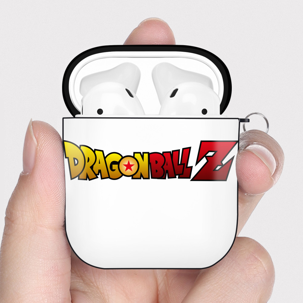 （画像用） ドラゴンボール DRAGON BALL AirPods 第2世代保護ケース ハードシェル ブラック 耐衝撃・防指紋・カラビナ付き
