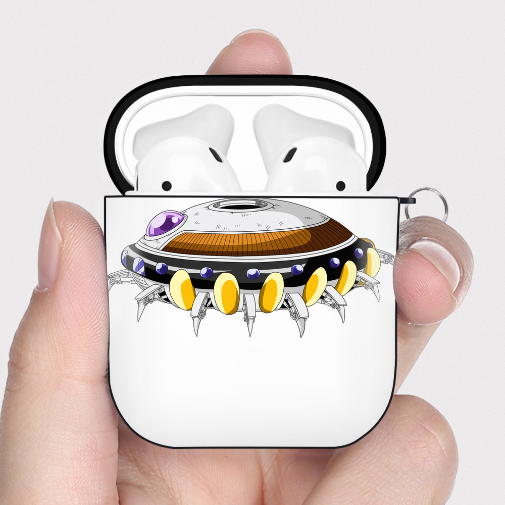 （画像用） ドラゴンボール DRAGON BALL AirPods 第2世代保護ケース ハードシェル ブラック 耐衝撃・防指紋・カラビナ付き
