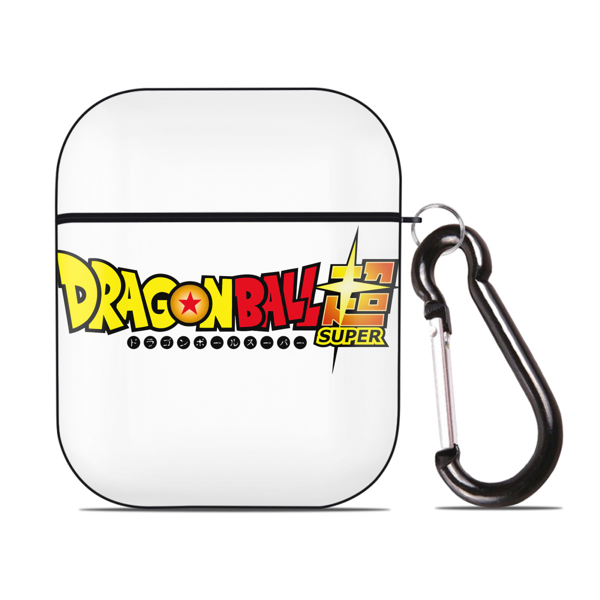 （画像用） ドラゴンボール DRAGON BALL AirPods 第2世代保護ケース ハードシェル ブラック 耐衝撃・防指紋・カラビナ付き