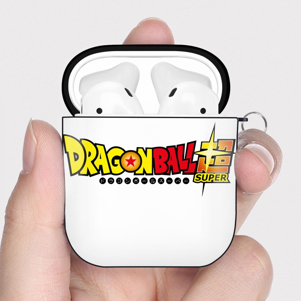 （画像用） ドラゴンボール DRAGON BALL AirPods 第2世代保護ケース ハードシェル ブラック 耐衝撃・防指紋・カラビナ付き
