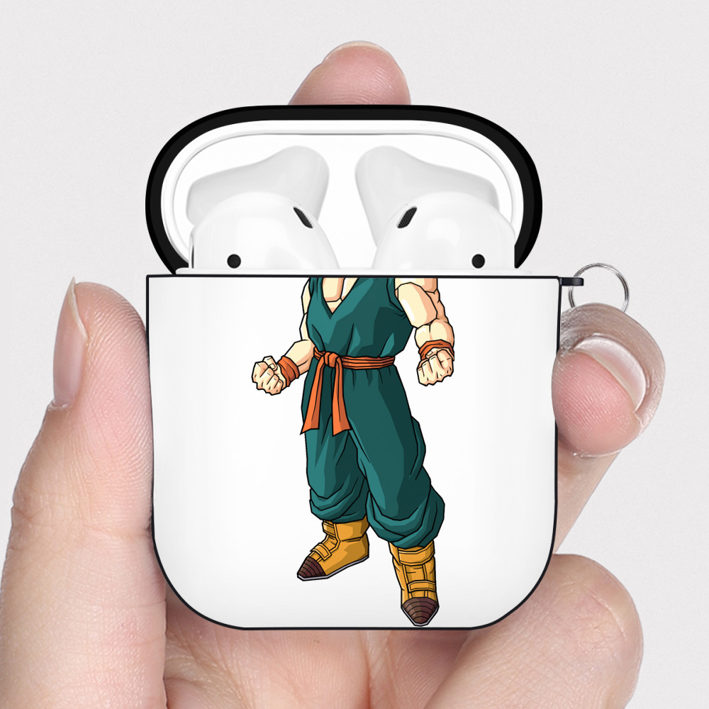（画像用） ドラゴンボール DRAGON BALL AirPods 第2世代保護ケース ハードシェル ブラック 耐衝撃・防指紋・カラビナ付き
