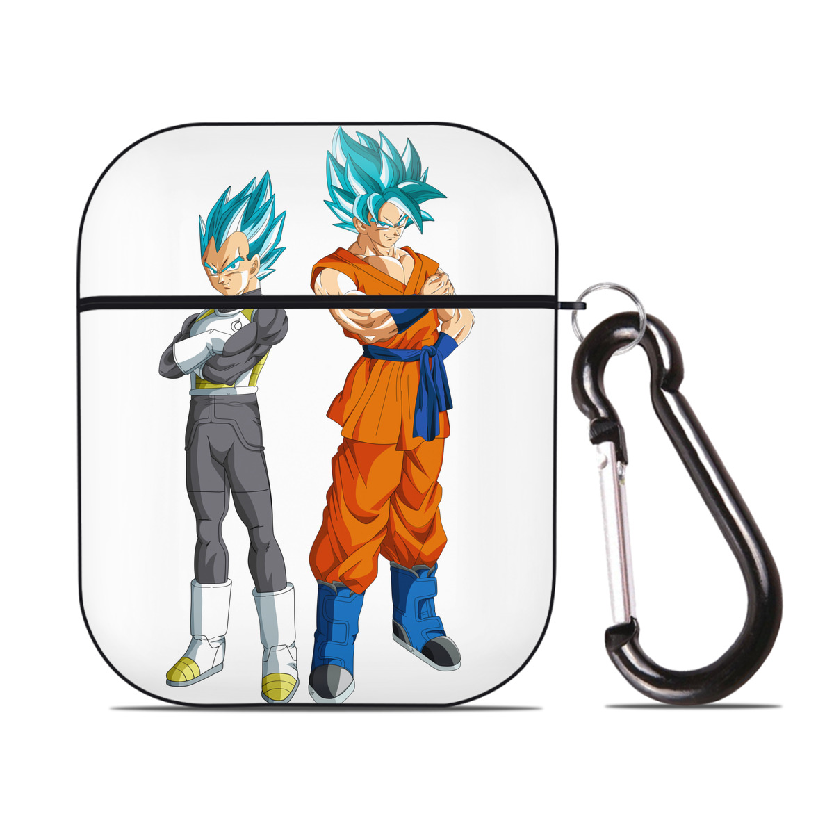 （画像用） ドラゴンボール DRAGON BALL AirPods 第2世代保護ケース ハードシェル ブラック 耐衝撃・防指紋・カラビナ付き