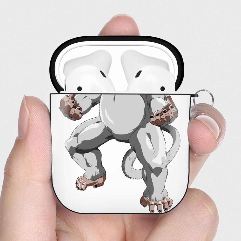（画像用） ドラゴンボール DRAGON BALL AirPods 第2世代保護ケース ハードシェル ブラック 耐衝撃・防指紋・カラビナ付き