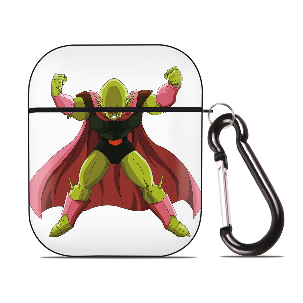 （画像用） ドラゴンボール DRAGON BALL AirPods 第2世代保護ケース ハードシェル ブラック 耐衝撃・防指紋・カラビナ付き