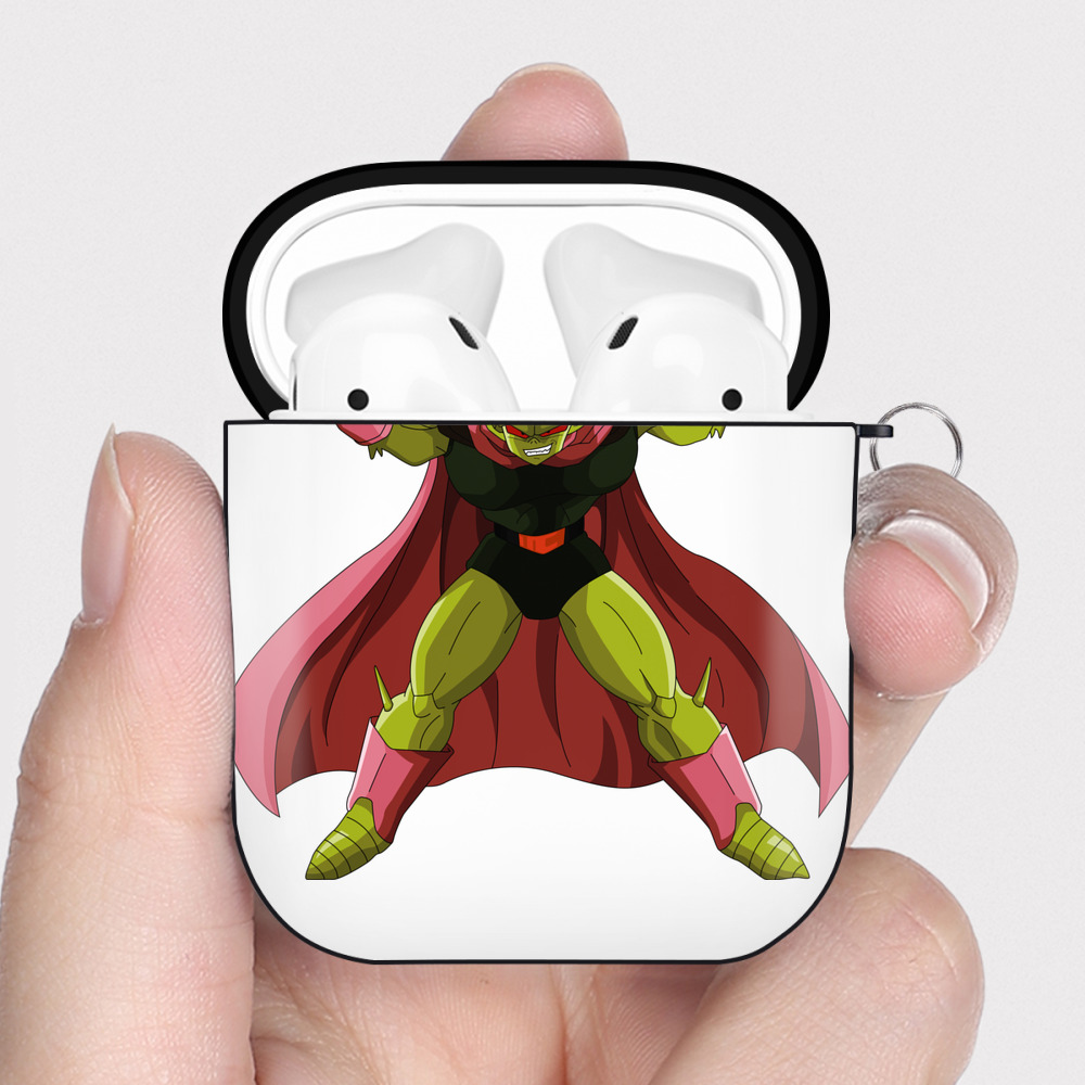 （画像用） ドラゴンボール DRAGON BALL AirPods 第2世代保護ケース ハードシェル ブラック 耐衝撃・防指紋・カラビナ付き