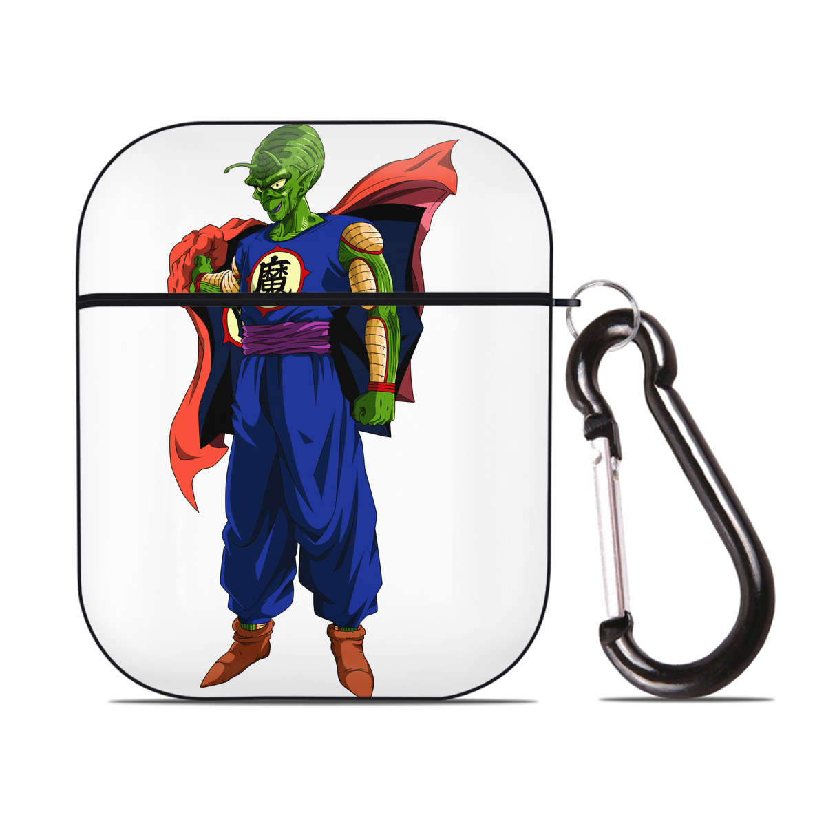 （画像用） ドラゴンボール DRAGON BALL AirPods 第2世代保護ケース ハードシェル ブラック 耐衝撃・防指紋・カラビナ付き