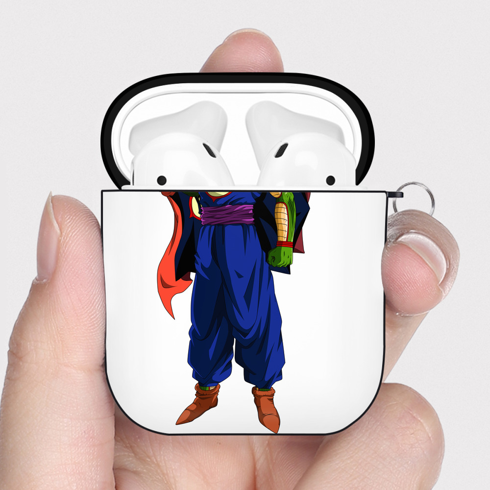 （画像用） ドラゴンボール DRAGON BALL AirPods 第2世代保護ケース ハードシェル ブラック 耐衝撃・防指紋・カラビナ付き