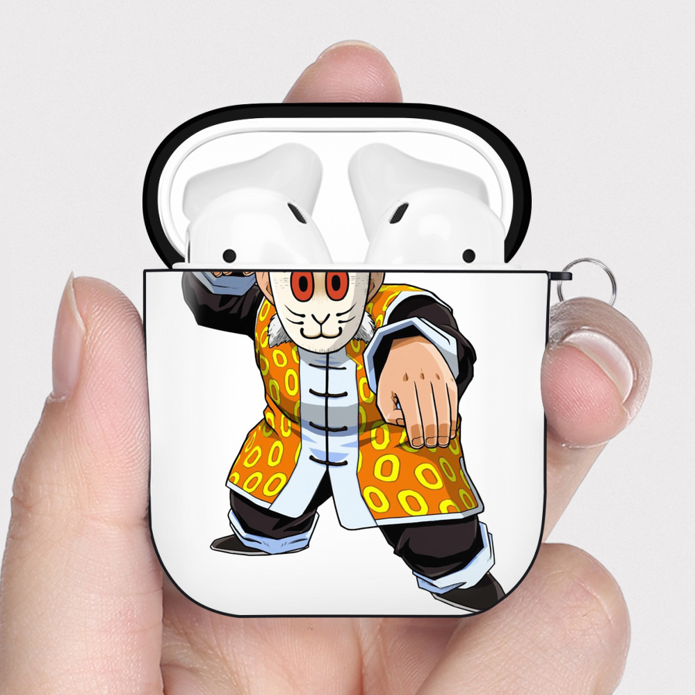 （画像用） ドラゴンボール DRAGON BALL AirPods 第2世代保護ケース ハードシェル ブラック 耐衝撃・防指紋・カラビナ付き