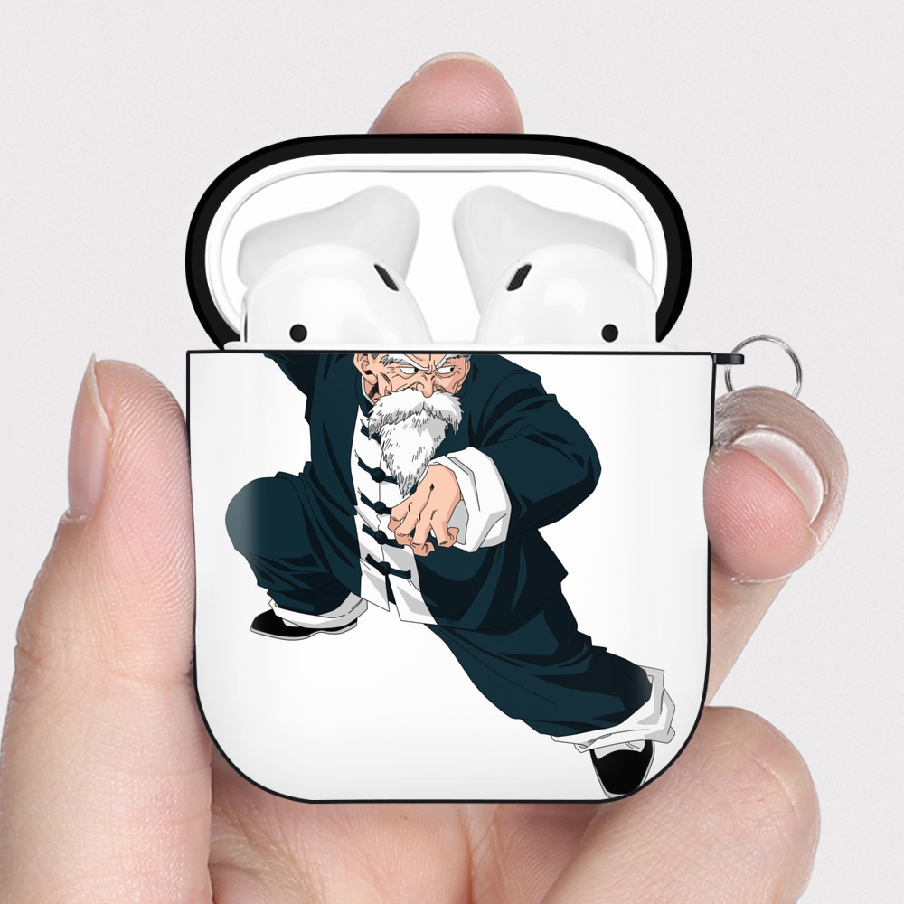 （画像用） ドラゴンボール DRAGON BALL AirPods 第2世代保護ケース ハードシェル ブラック 耐衝撃・防指紋・カラビナ付き